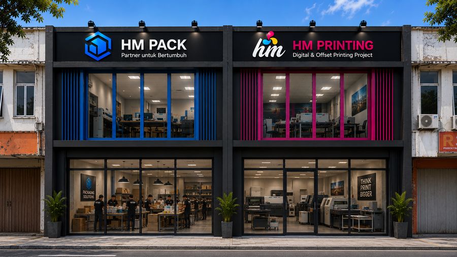 Storefront HM Printing dan HM Pack